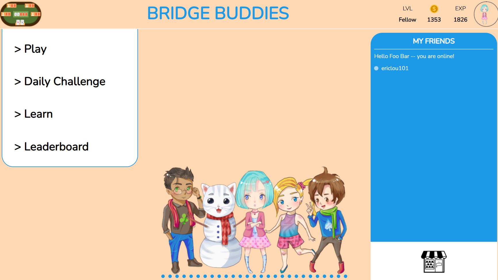 Bridge Buddies Website